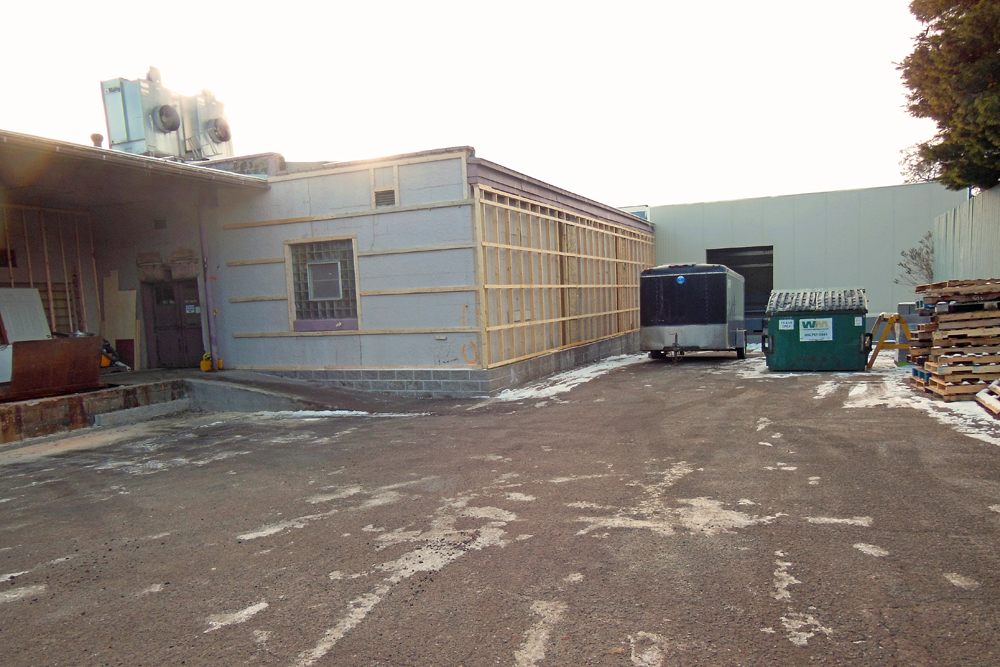 Vollworths Company has enlarged their building to accommodate increased product line production. The enlargement is mostly completed  by December. 